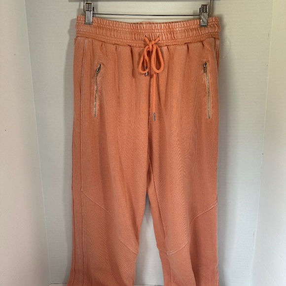BLANK NYC cute, pretty, adorable, amazing peachy pink lounge drawstring joggers - Picture 1 of 8